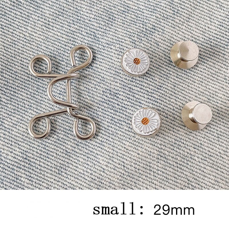 Adjustable Buttons Can Be Reduced Without Screw Jeans Waist Buckle