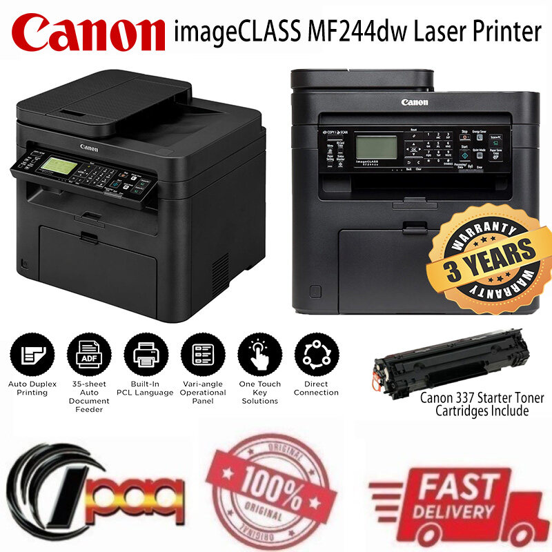 Canon imageCLASS MF244dw AllinOne Monochrome WiFi Laser Printer Canon ZMF244dw Laser Printer