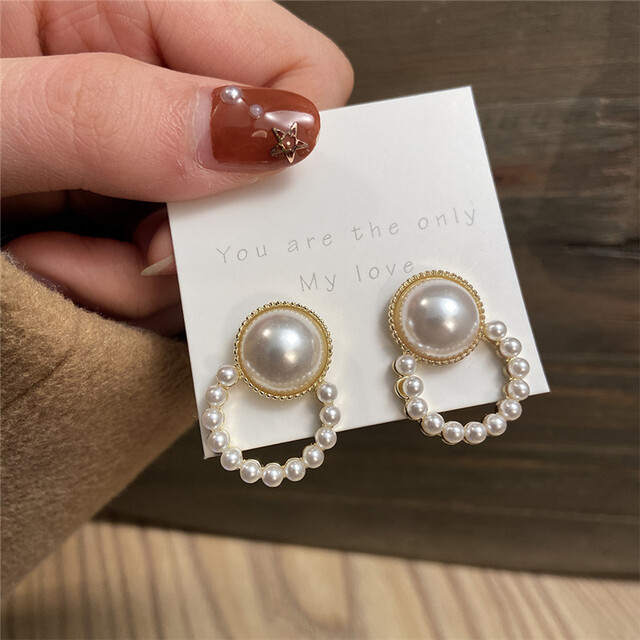 17MILE Korean Fashion Rhinestone Butterfly Earrings For Women Girls Trendy heart shape Stud Earring Jewelry Gifts