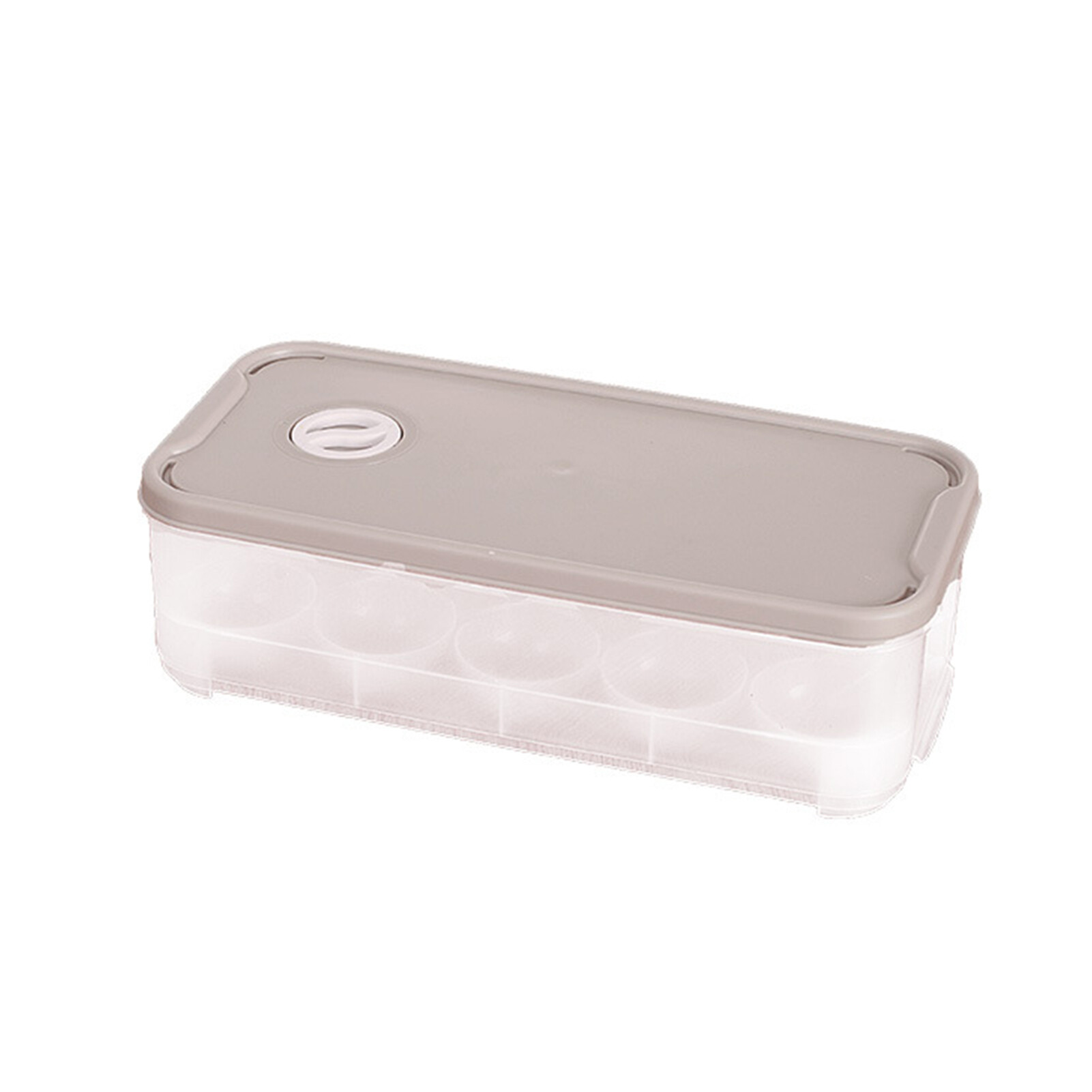 Terylin Transparent Egg Holder Stackable PP 10/20 Grids Non-slip Egg Storage Trays Kitchen Supplies