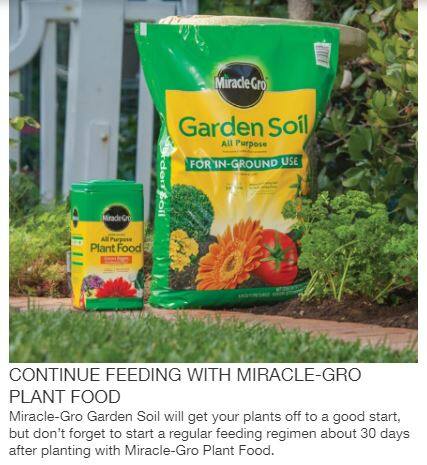 Miracle Gro Garden Soil All Purpose For In Ground Use 2 Cu Ft Imported From Usa Lazada