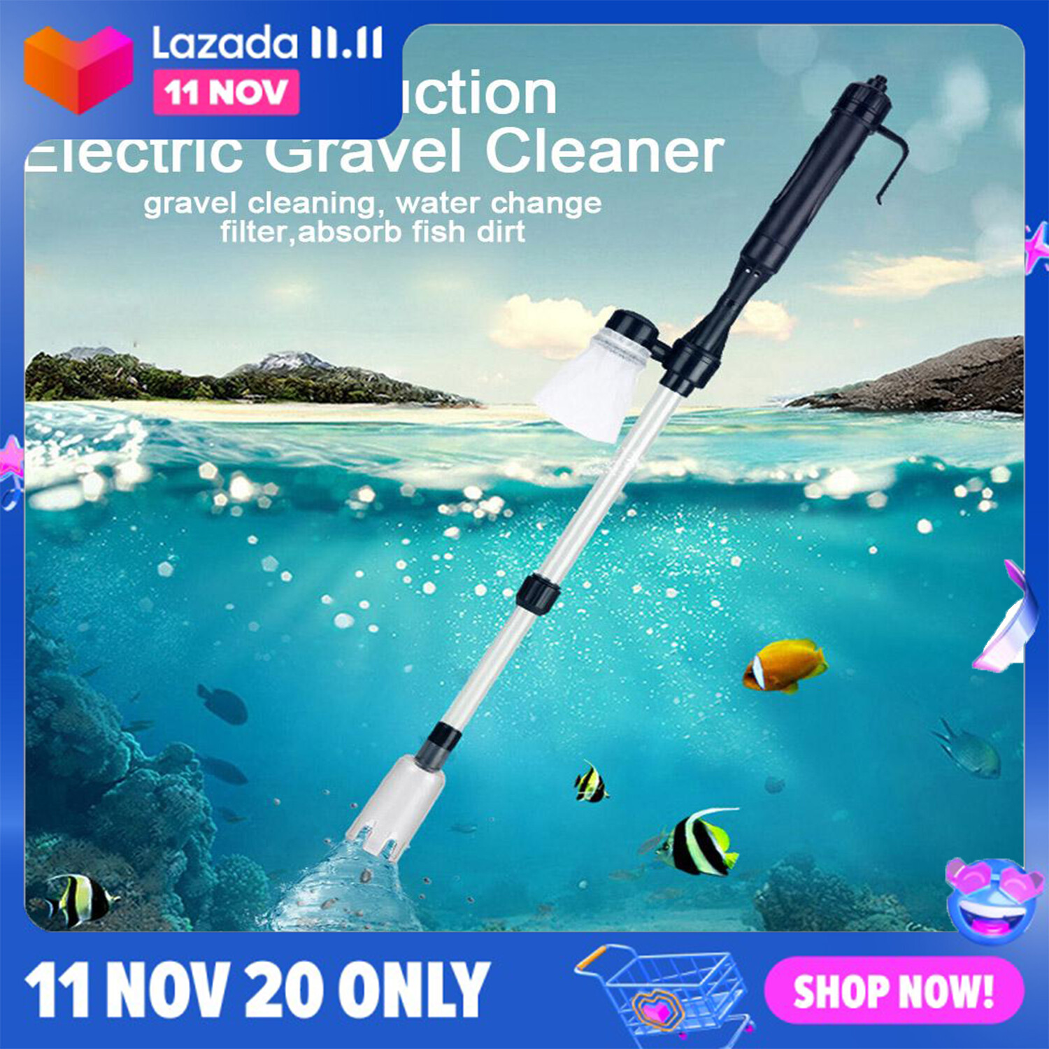 battery powered filter small fish tank