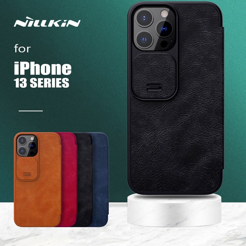Nillkin for IPhone 13 Pro Max 13 Pro 13 Case Flip Cover Slide Lens