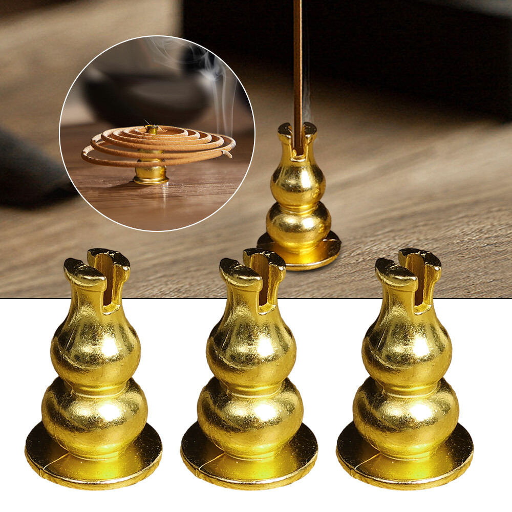Polocaat Lư Hương hợp kim đồng chèn hương Bầu rắn cho cây nhang và cuộn trang trí đầy sáng tạo Ngôi Đền phật giáo tại nhà