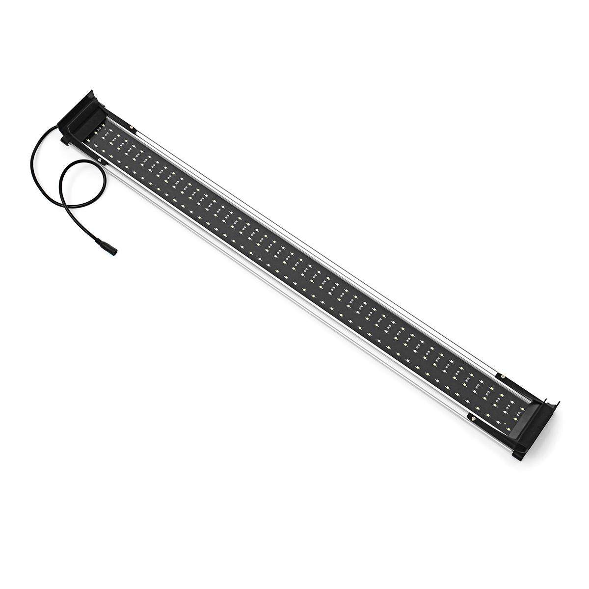 90 Cm Adjustable 2835 SMD Aquarium Lampu Tangki Ikan dengan Braket Perpanjangan Putih dan Lampu LED Biru Hitam AC100-240V (Au Plug)