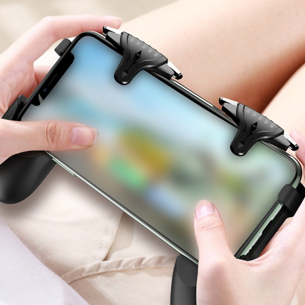 2 Nút Bấm Kim Loại F01 Nút Bấm Điều Khiển Bắn Súng Trò Chơi Di Động, Tay Cầm Chơi Game PUBG