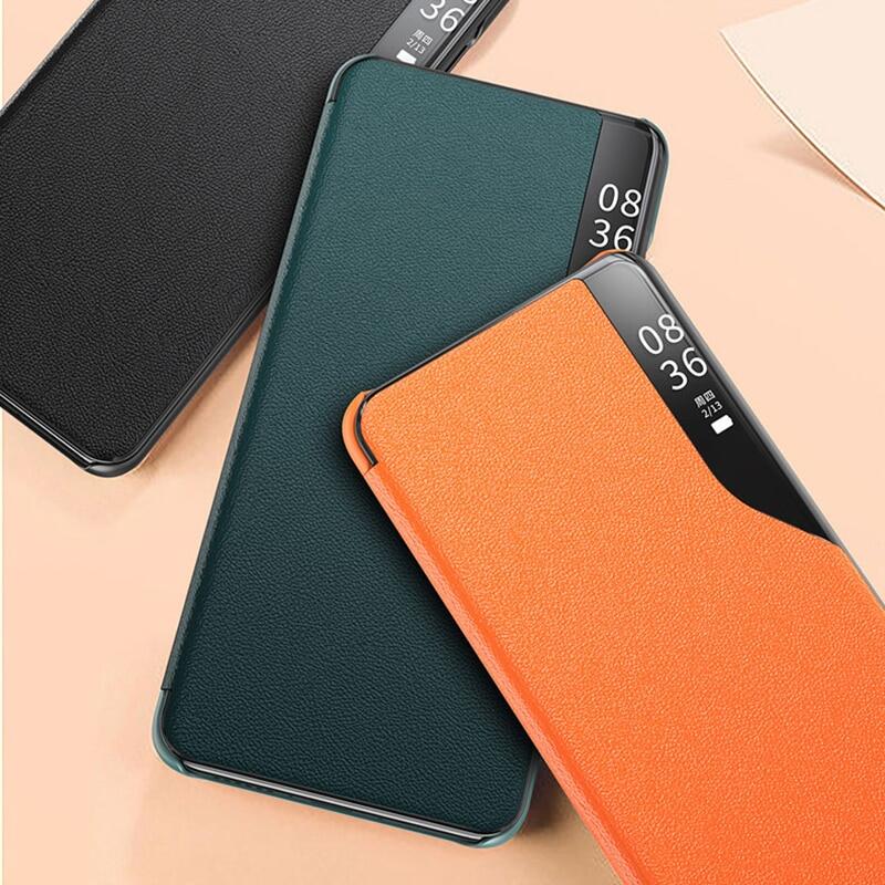 Magnetic Smart View Window Flip Phone Case for Samsung A30 A40 A50 A70 A10 A51 A71 M31 A21S M11 A11 Flip PU Leather Back Casing