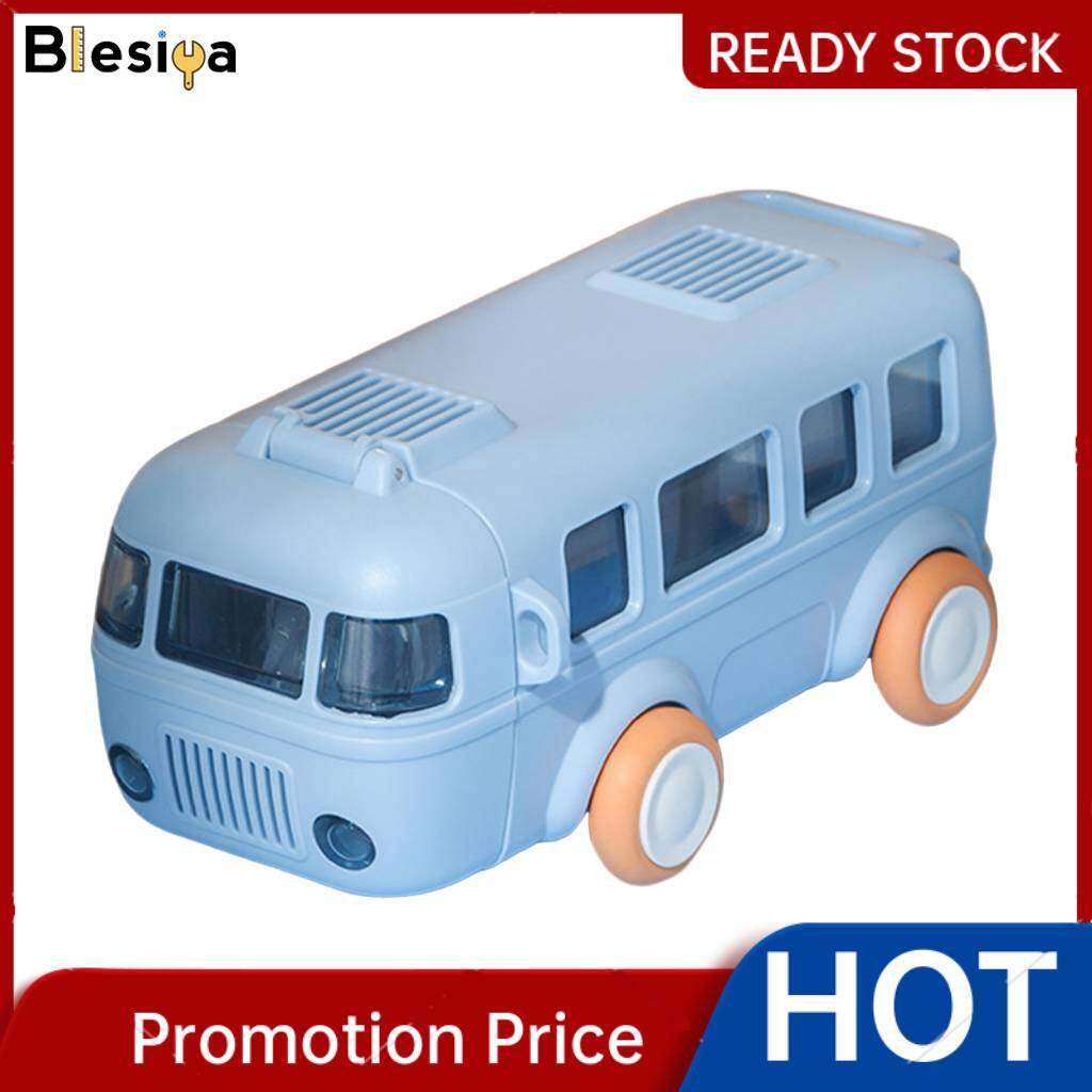 Blesiya Kawaii Water Bottles 500ml Girls Boys Drinking Bottle Kids Toy Bus Water Cups for Kids