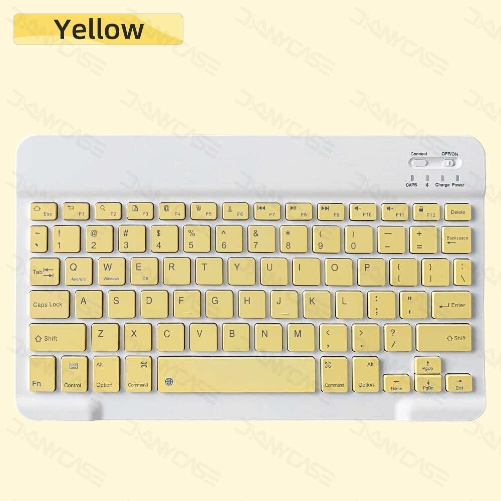 Wireless Keyboard For Tablet iPad iPhone Bluetooth-compatible Rechargeable 10inch Keyboard