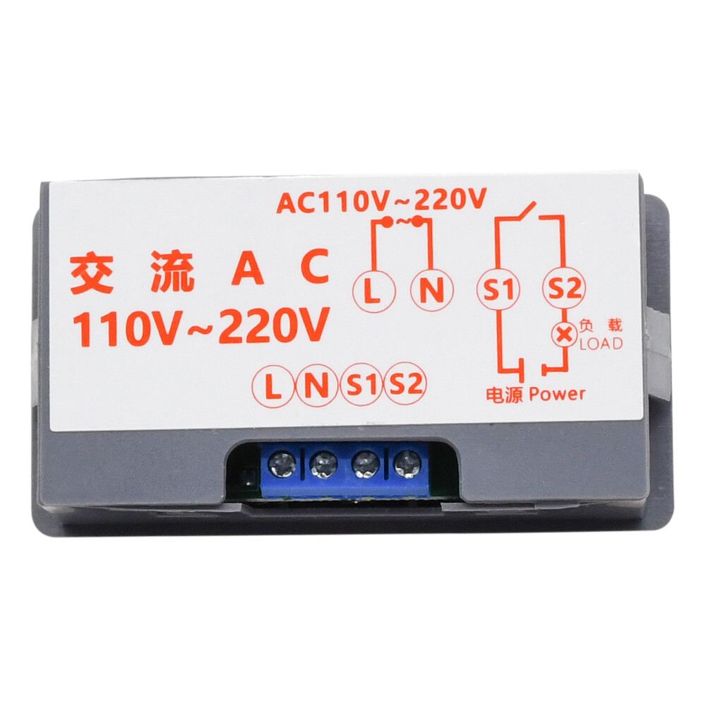 Original AC 110V 220V Digital Time Delay Relay Dual LED Display Cycle Timer Control Switch Adjustable Timing Relay Time Delay Switch