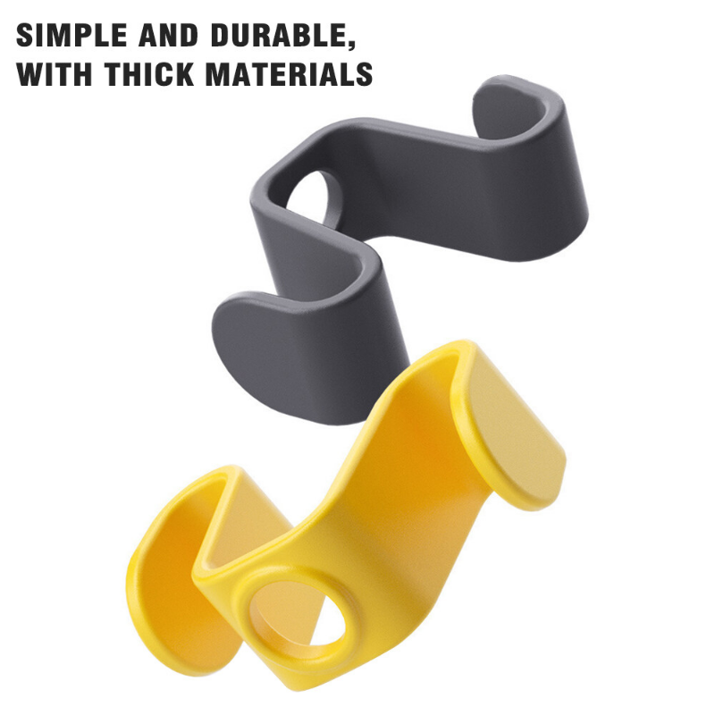 10pcs Portable Double-sided Hanger Connector Hook Detachable Multi-function Closet Wardrobe Household Space-saving Hanger