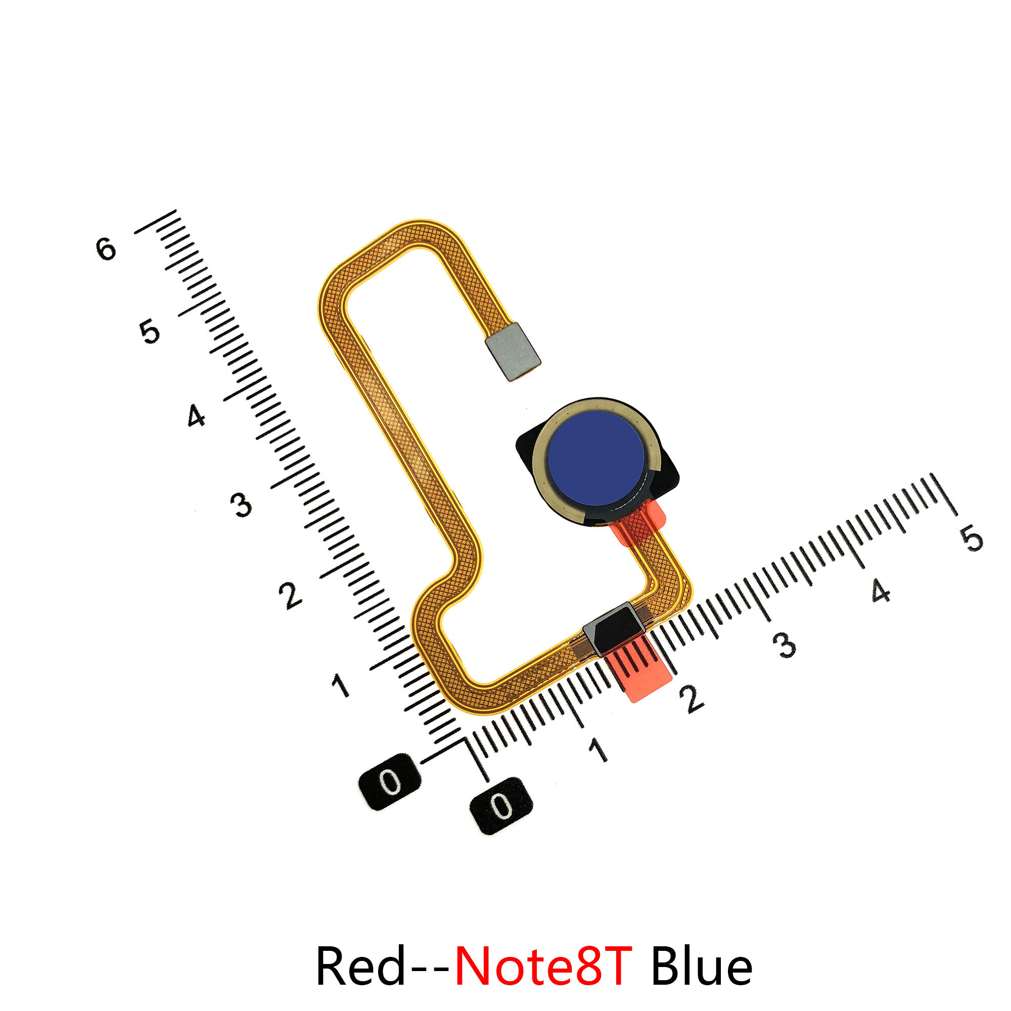 For Xiaomi Redmi Note 8 Note8T Note8 Touch ID Fingerprint Sensor Scanner Flex Cable Home Return Button Key Replace Parts