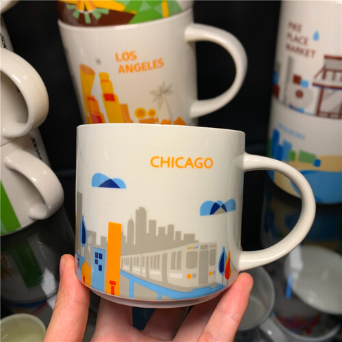 TOP★Starbuck Cửa Hàng Chính Thức 2017STARBUCK Starbuck YOU ARE HERE City Mug Mug YAH Ceramic Cốc Cà Phê Cốc Starbuck 2022 Fox Cup 9233 - 3