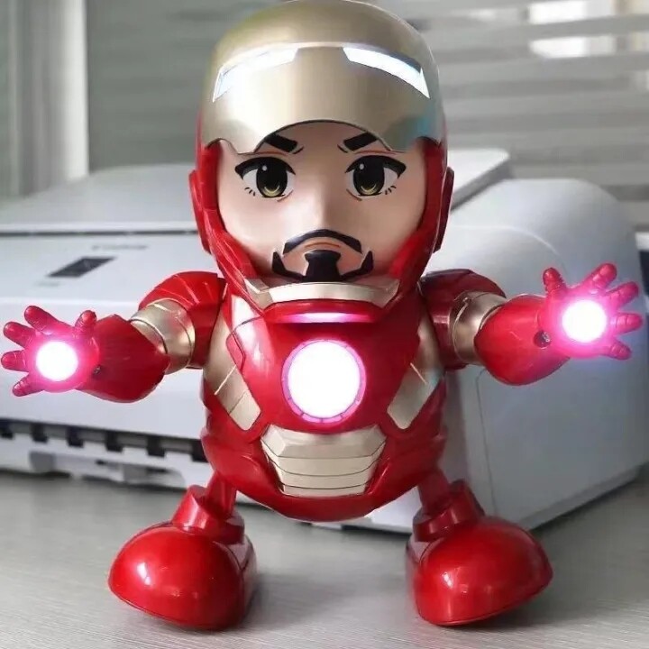 Tony Stark Robot Toy Marvel Iron Man Dancing Light Robot Buy