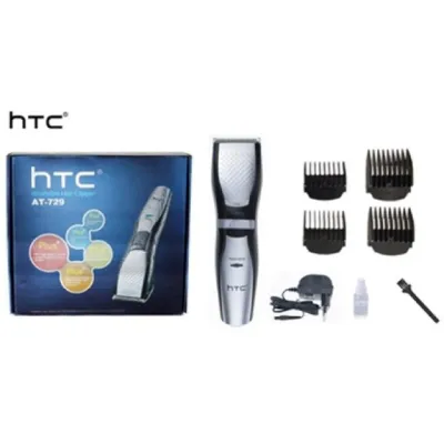 ORIGINAL HTC AT-729 RECHARGEABLE HIGH QUALITY HAIR TRIMMER HAIR CUTTER HAIR STYLE RAMBUT GUNTING