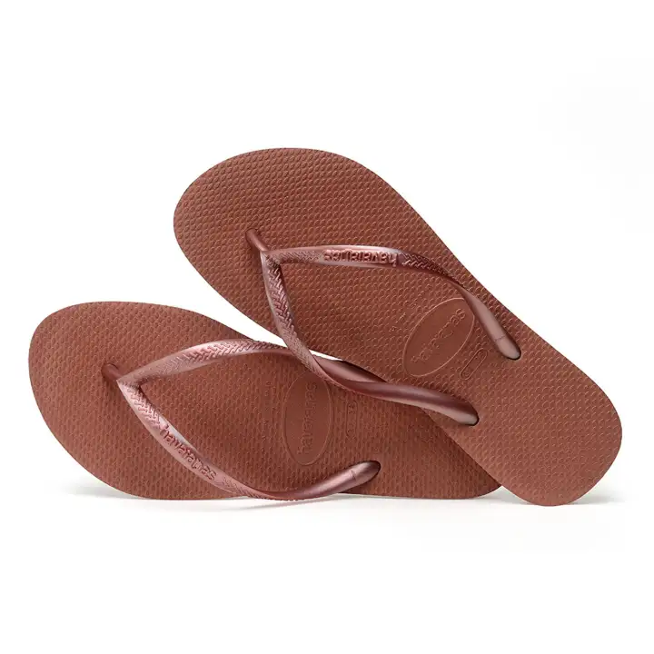 havaianas slim bronze