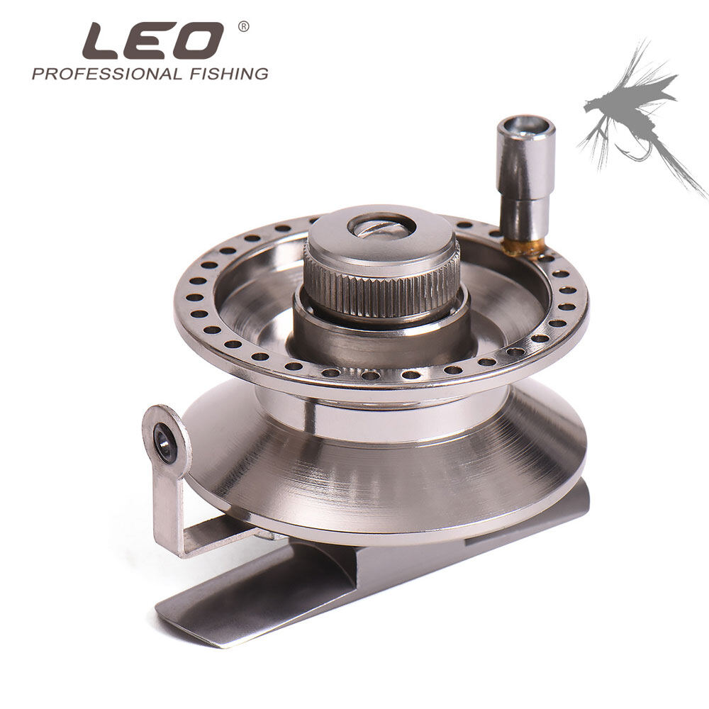 LEO Máy Câu Cá Bằng Ruồi Nhân Tạo, Máy Câu Cá Trên Băng Hợp Kim Nhôm Siêu Nhẹ 2 + 1BB, Mồi Câu Cá Hồi Nước Ngọt Chuyên Nghiệp Hồ Câu Cá Phụ Kiện