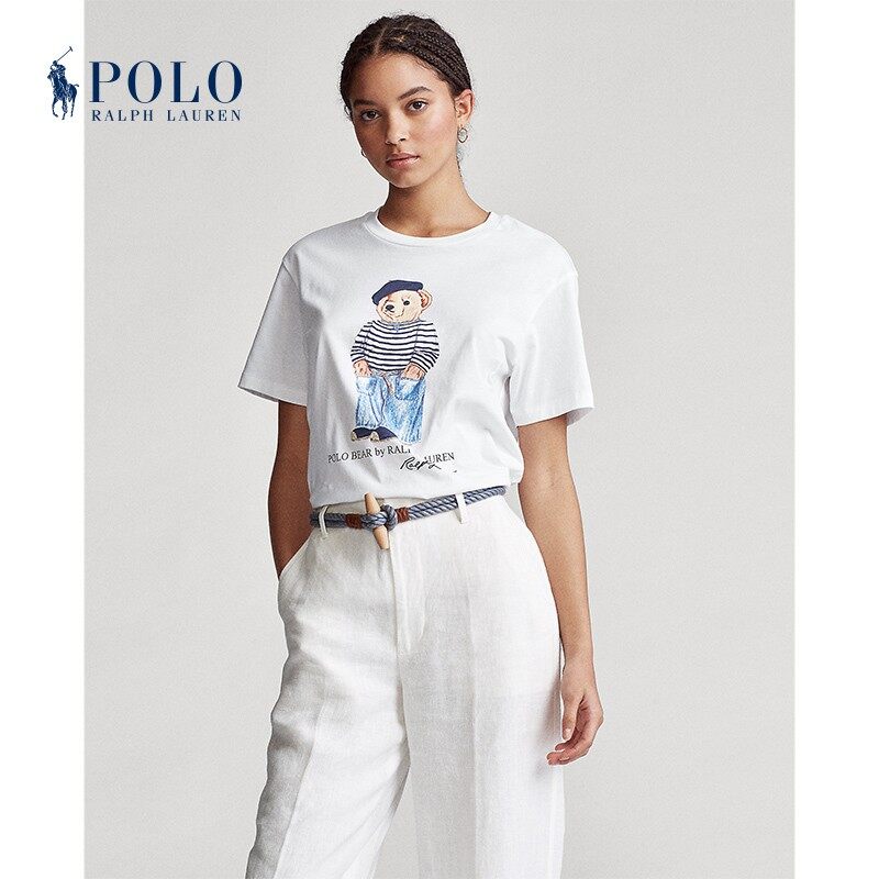 Womens polo crew neck t shirt Clearance