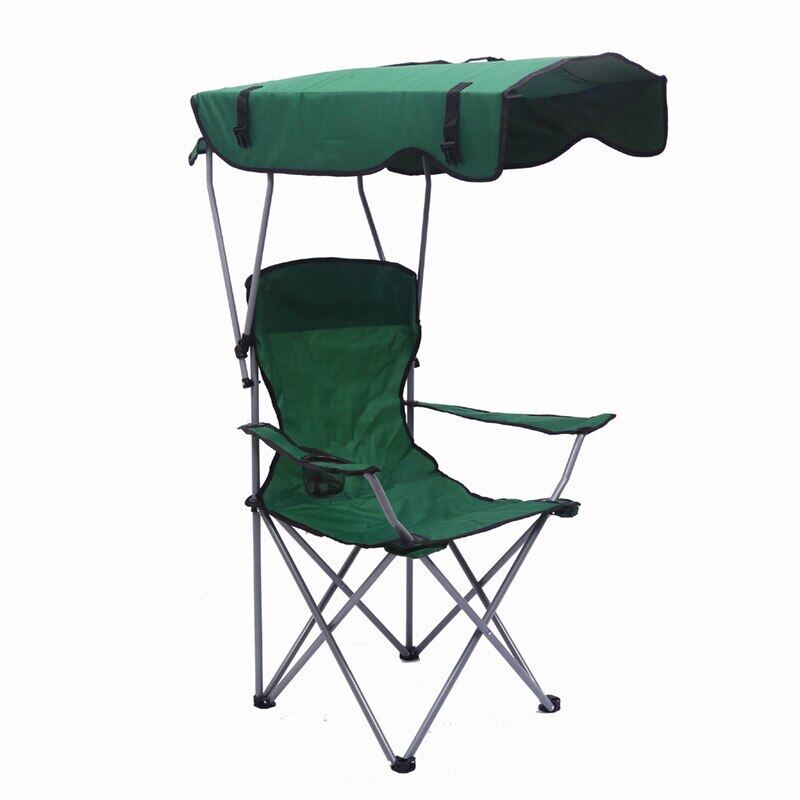 Backpack Camping Outdoor Lightweight, Portable Chair With Canopy And Footrest