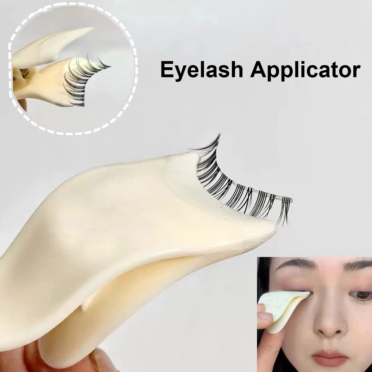 Paste False Eyelashes Clip Eyelash Applicator Tweezers Eye Lashes Curler Eye Makeup Cosmetic Tools