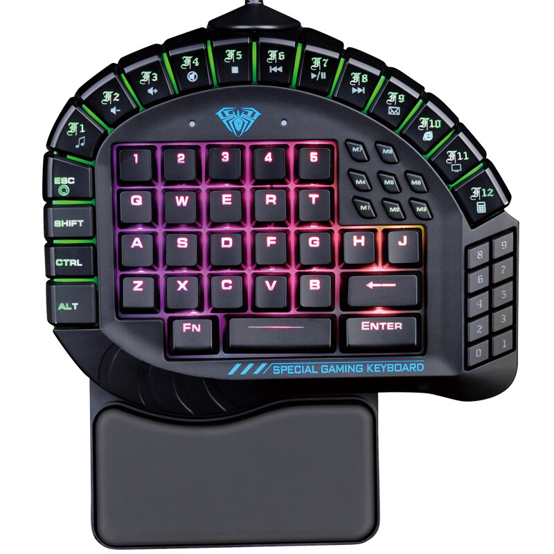 AULA Mechanical Keyboard Special Gaming Keyboard For PUBG Mini Wired Macro Definition Programming Keyboard RGB Backlit Singapore