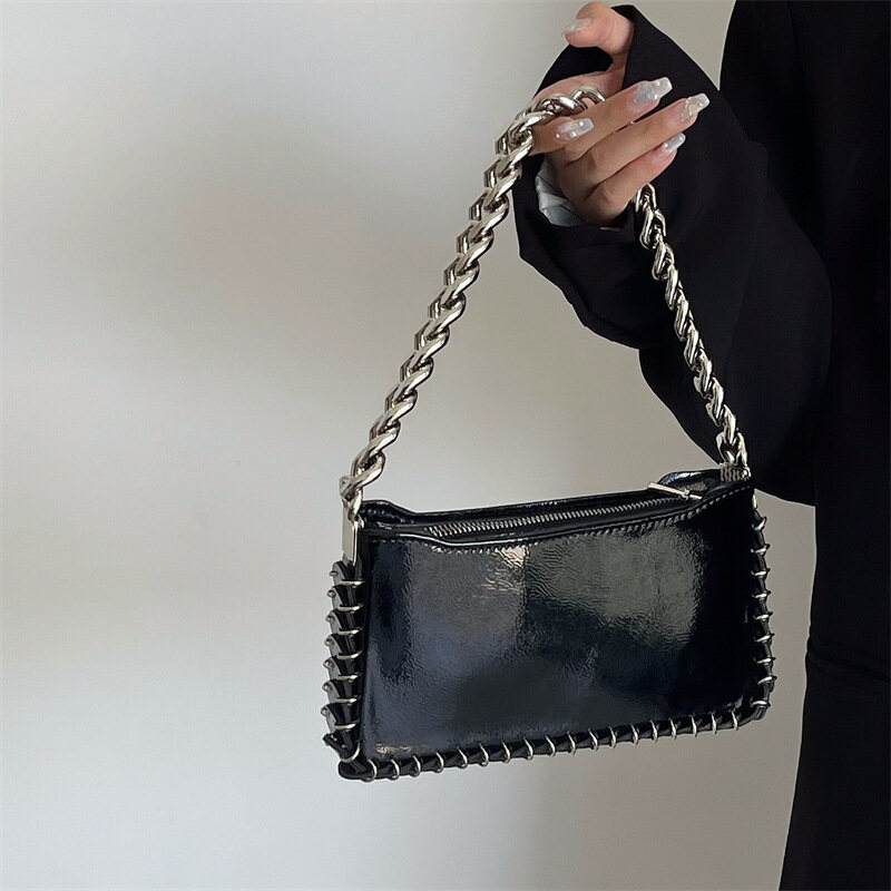NALLCHEER Women's shoulder bag niche design chain bag fashion cross body bag handbag