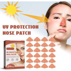 Marv 24 miếng dán mũi bảo vệ khỏi ánh mặt trời bảo vệ khỏi tia UV ngoài trời Miếng Dán Mũi chống nắng thân thiện với da