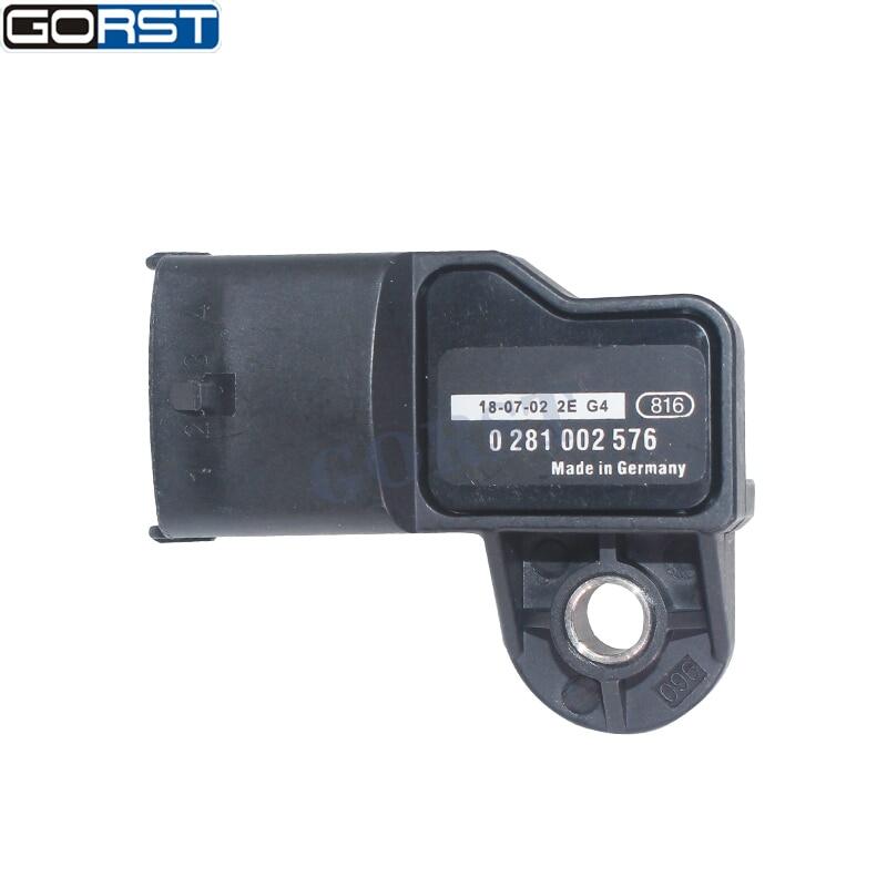 Air intake manifold absolute boost pressure map sensor 0281002576 for volvo fe fh fl fm kamaz for daf cf lf 45 55 65 0281002743