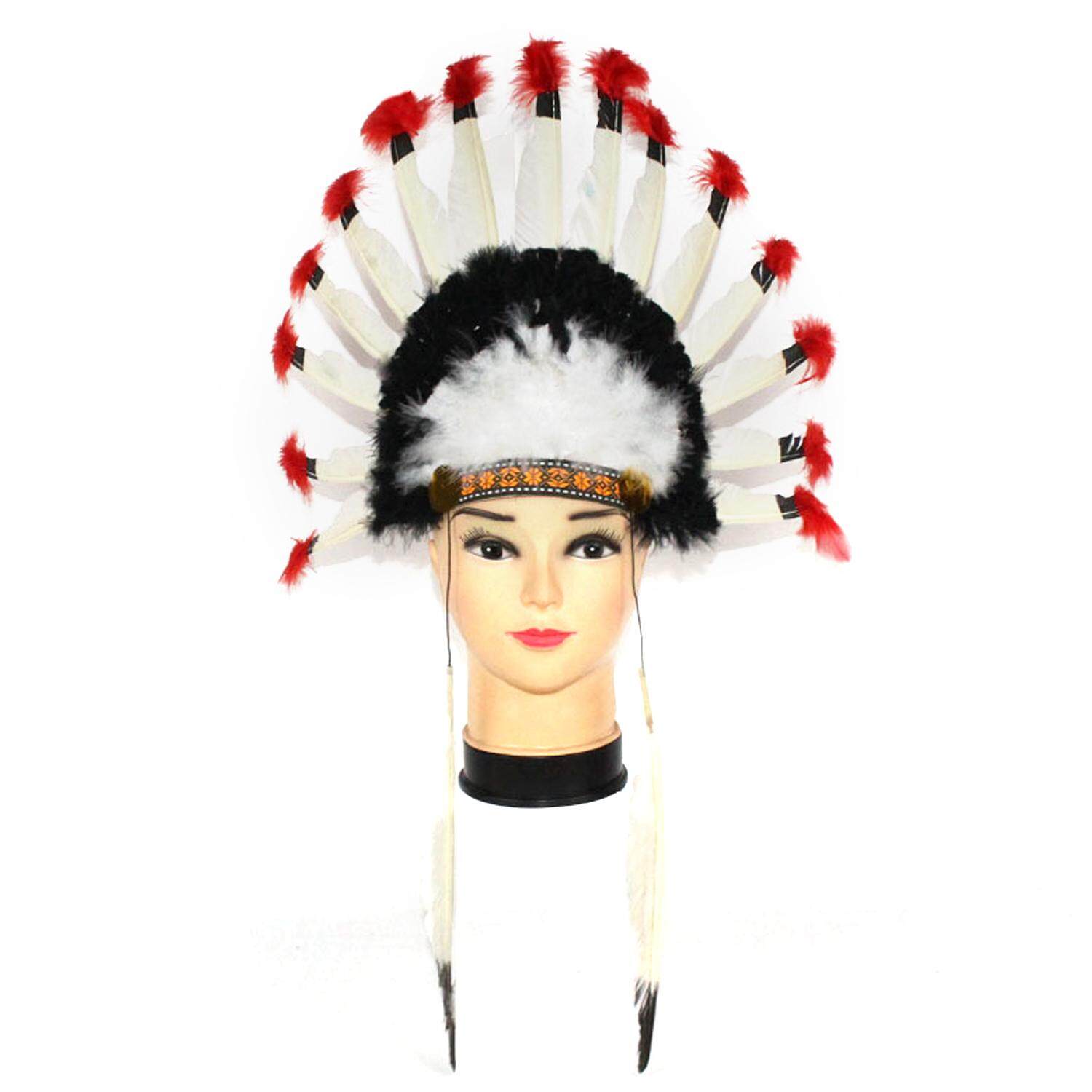 Adults Red And White Stripe Tall Cat Hat Childrens Fancy Dress Party Accessory