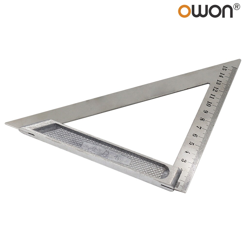150mm Portable Aluminum Alloy Triangle Square Ruler Woodworking Measuring Tool