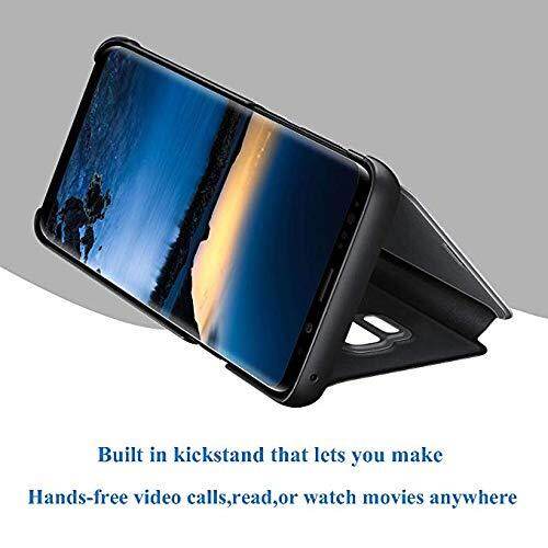 Ốp Lưng Galaxy Note 10 Note 10 Plus Ốp Bảo Vệ Toàn Thân Có Giá Đỡ Mạ Điện Màn Hình Tráng Gương Có Ô Xem Chức Năng Báo Thức Hẹn Giờ Ngủ Thông Minh