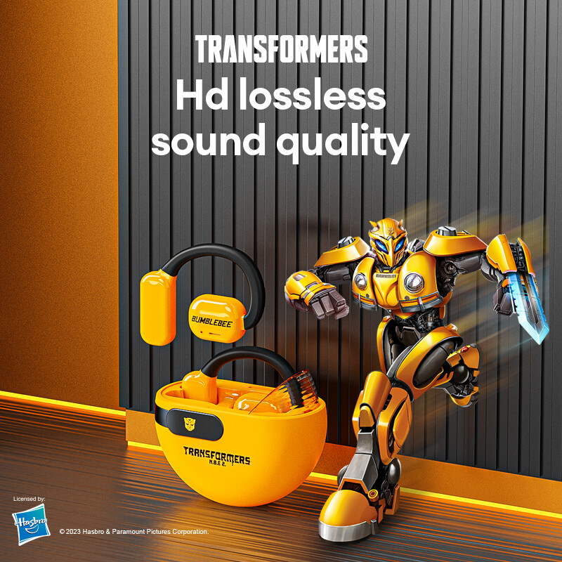 Transformers TF-T09 Wireless ear-mounted Bluetooth headset high definition call intelligent noise reduction sports running high sound quality open headset