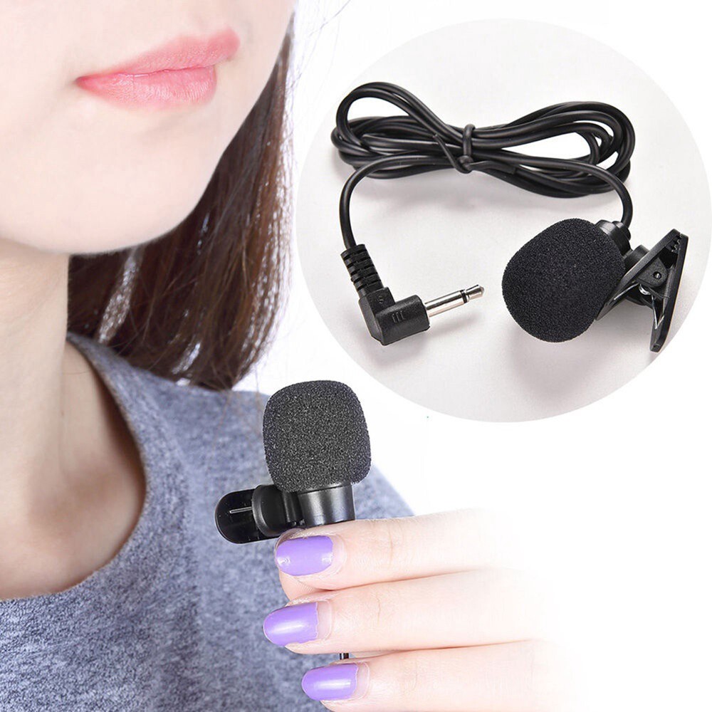 Sanhe cod 1 piece 3.5mm mini studio voice microphone lapel clip-on pc desktop laptop
