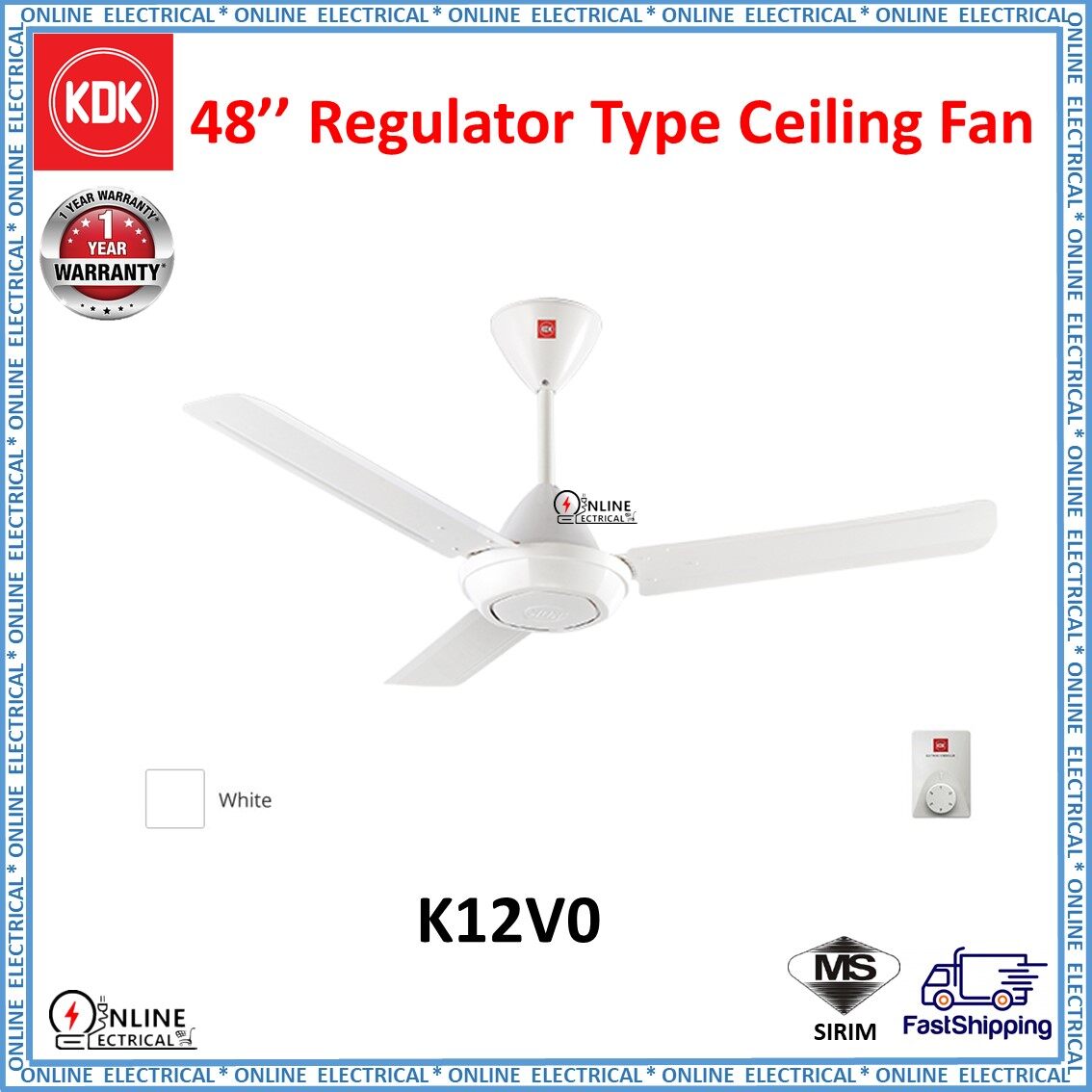 KDK / DEKA / SIBERIAIR BABY CEILING FAN Lazada