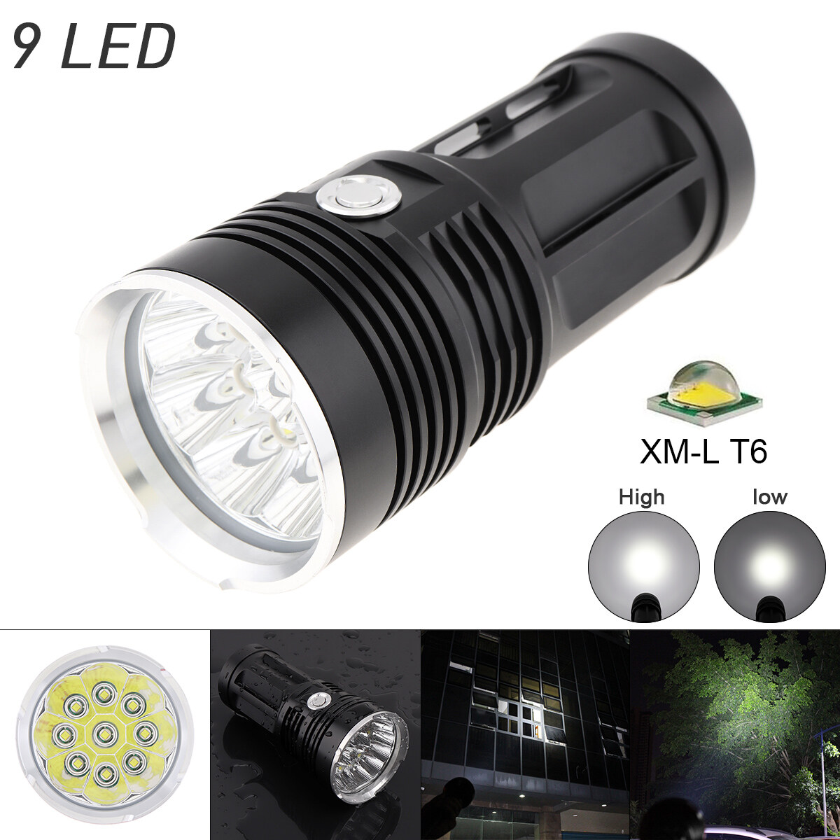 2700LM XM-L LED SKYRAY Flashlight Torch Lamp