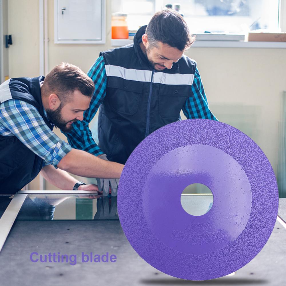 【Top quality】Glass Cutting Disc Diamond 20mm Inner Hole Polishing Grinding Saw Blade Sharp Brazing Grinding Disc for Glass Tile Jade