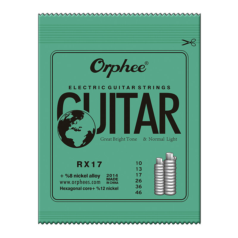 6 Pcs Guitar Strings RX15/RX17/RX19 Electric Guitar Strings Super Light Malaysia