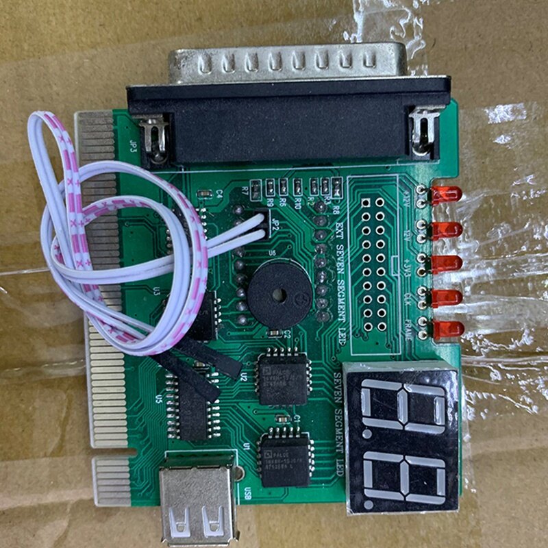 USB PCI PC Motherboard Diagnostic Analyzer POST Card with 2 Digit Error Code Display for Laptop PC Test and Analyze