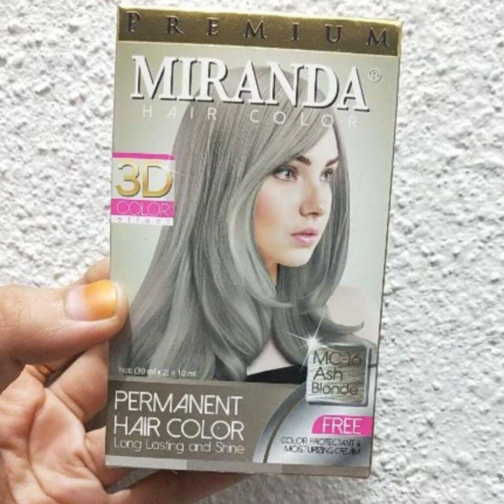 Miranda Permanent Hair Color Ash Blonde Lazada