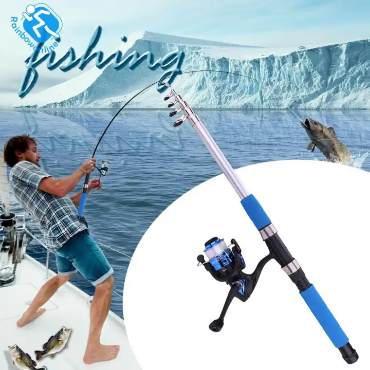 teal fishing rod and reel