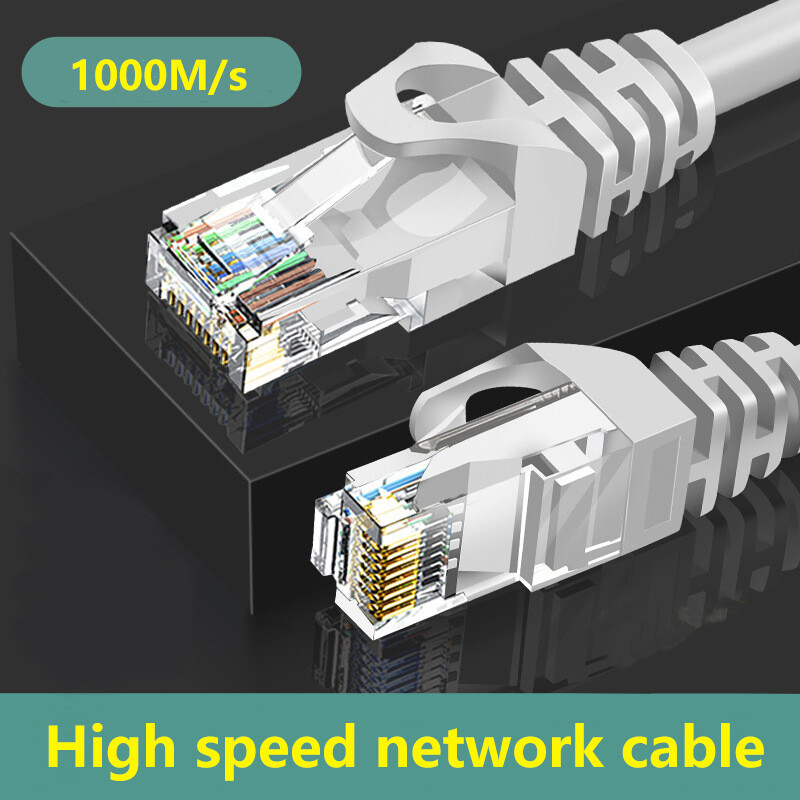 Ethernet Cable 1000Mbps Cat 6 Network Lan Cable Lan Cord UTP Gigabit Networking Wire For Laptop Router