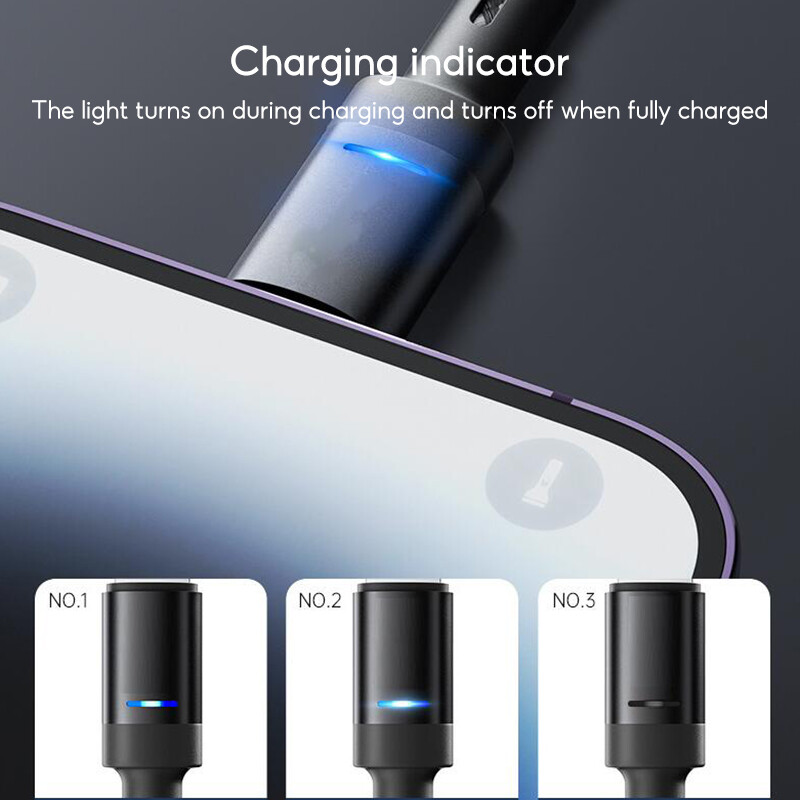 Cáp Sạc Nhanh 2 Đầu 90 Độ Dài 1M, Cáp Lightning TypeC Micro USB Cho Samsung OPPO VIVO Huawei Xiaomi iPhone iPad Switch...