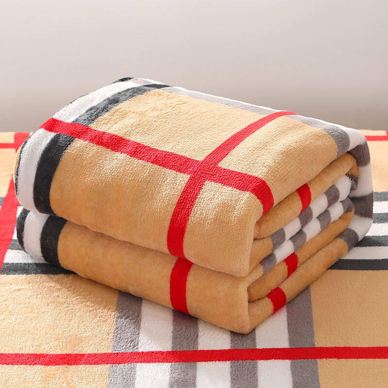Chăn Vải Flanen Chăn Nhung Lông Mềm Ấm Điều Hòa Không Khí Chăn Cỡ Queen King