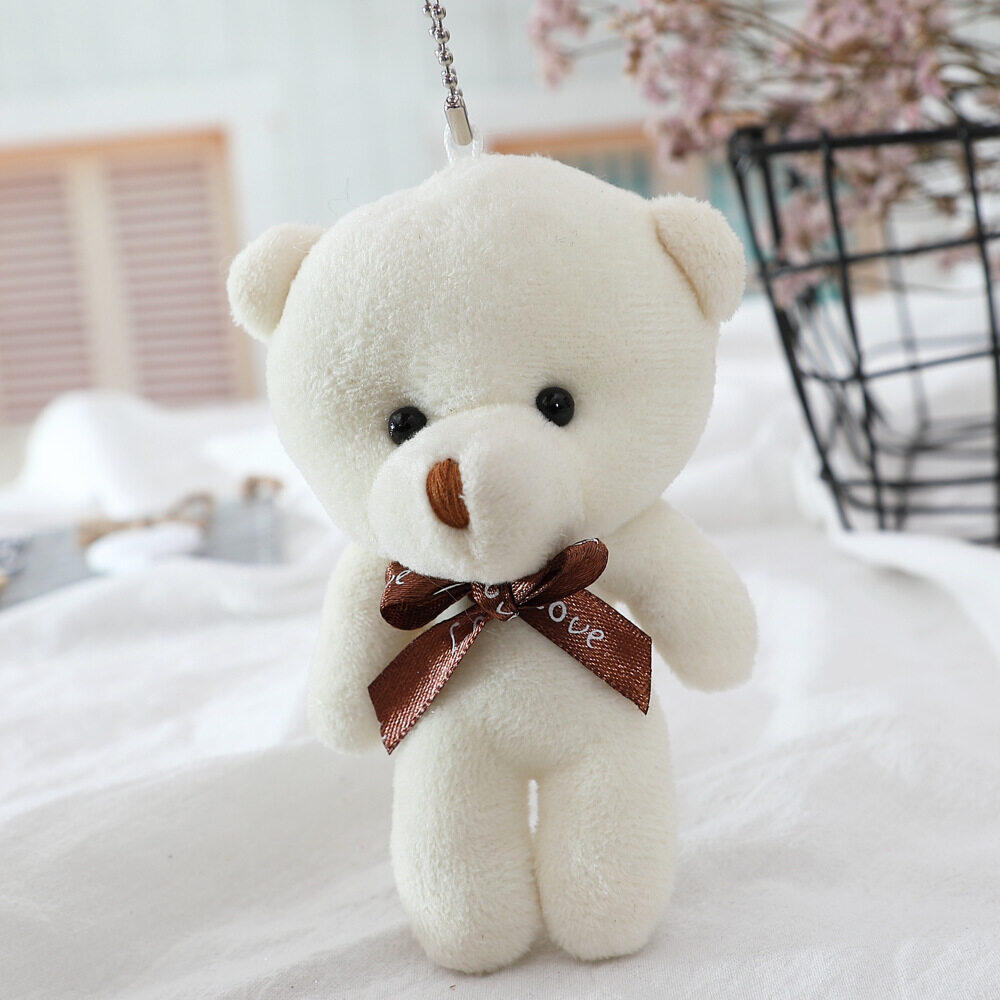 Teddy bear plush toy 12CM one-piece bear doll bear toy keychain backpack pendant accessories gift for friends