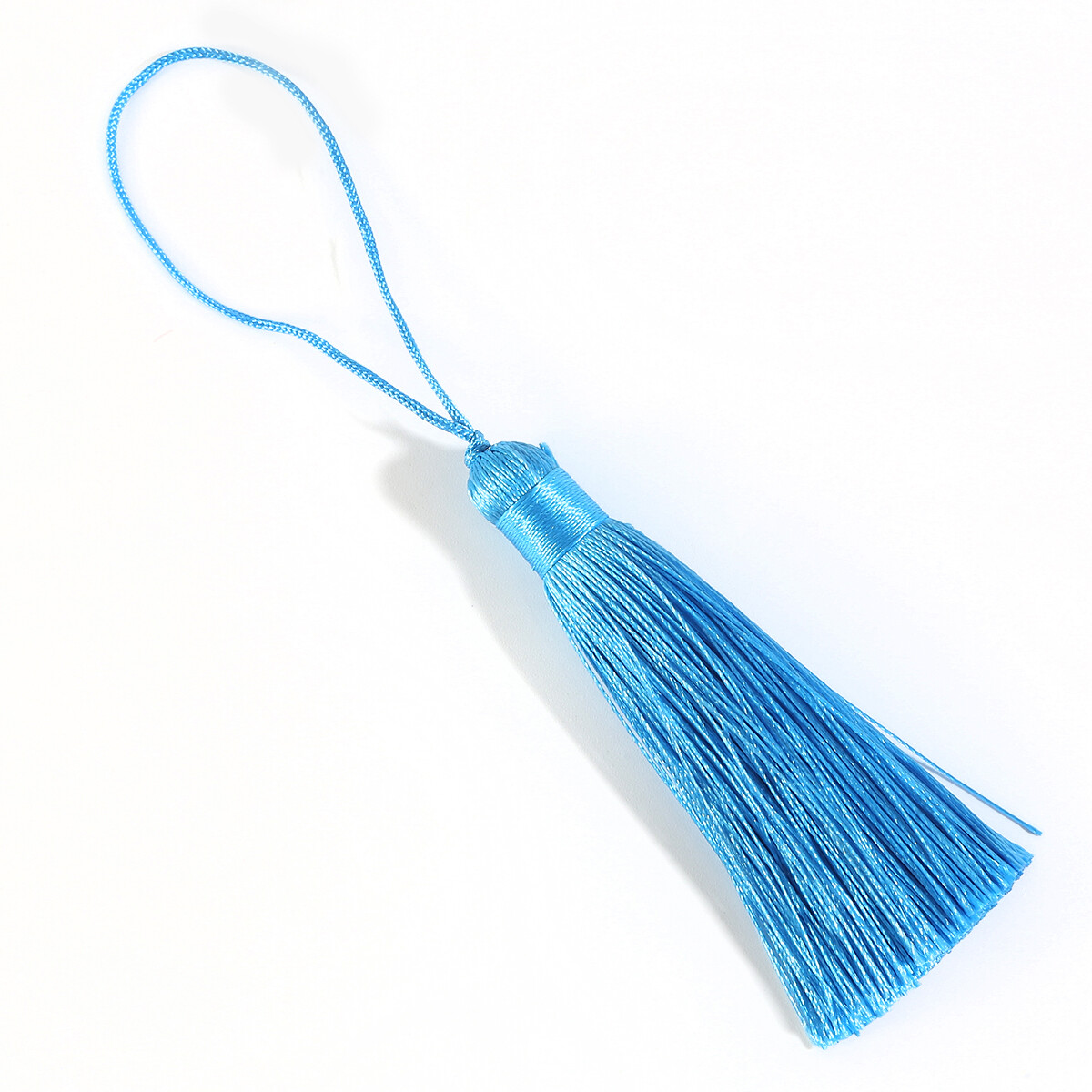 1PC 8cm Colorful Silk Tassel Fringe Curtain Brush Decoration DIY Handmade Clothing Pendant Charm Earring Tassels Keychain Jewelry Accessories