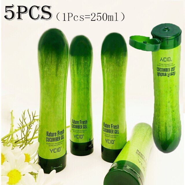 Nature Fresh Cucumber Gel Moisturizing Skin Care Jelly Facial Mask Aloe Vera Gel Soothes Repair Face Cream 250Ml