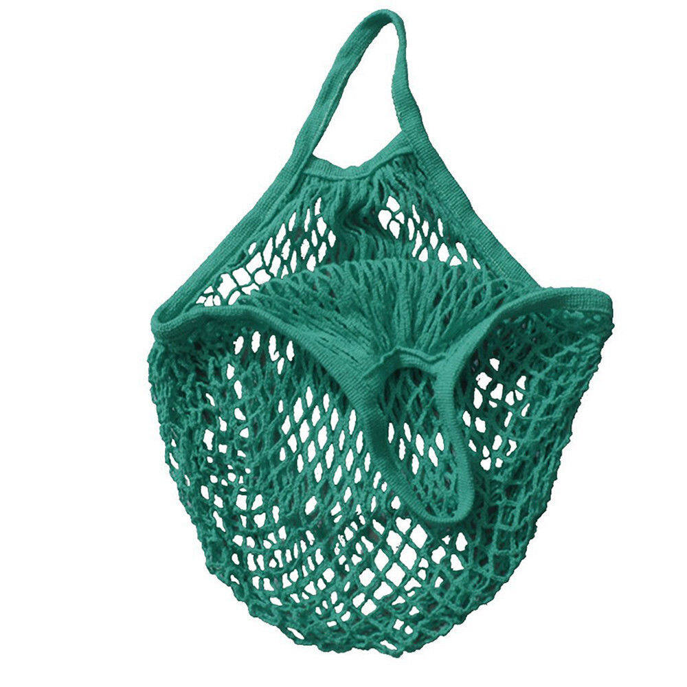 YESPERY Mesh Net Bag String Shopping Bag Reusable Fruit Storage Handbag Totes