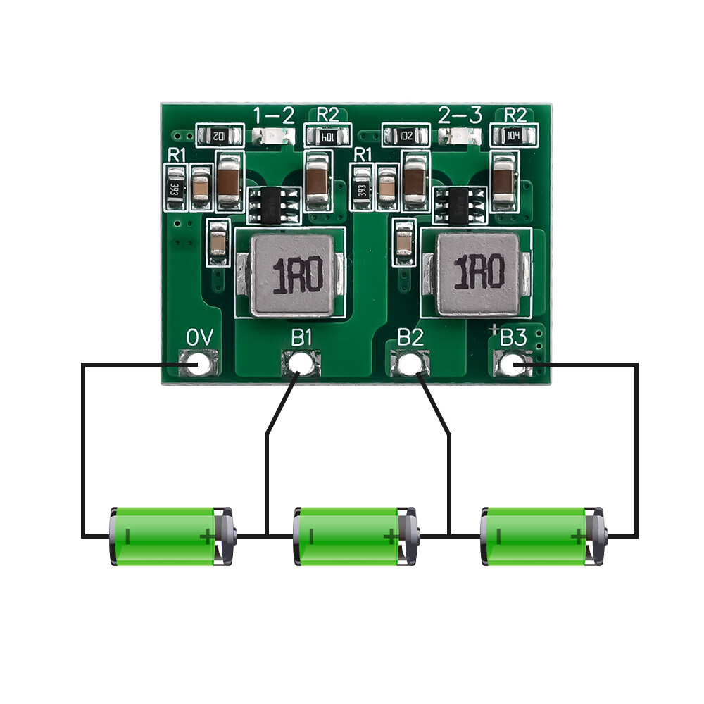 DM Bảng Cân Bằng Chủ Động Thông Dụng Pin Lithium Ternary 2-3-4S 1,3A Mô-đun Bảng Mạch Truyền Năng Lượng