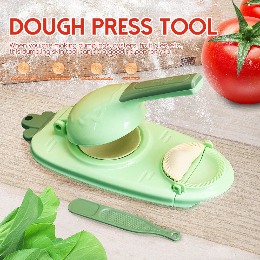 【ypass】【fast delievery+cod】2 in1 Dough Pressing Tool Set Dumpling Maker Mould Manual Press Dumpling Skin Mold Dumpling Mould Baking Portable Dumpling Skin Press Dumpling Wrapper Maker