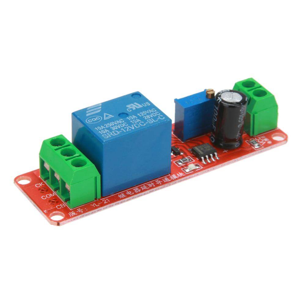 2 Cái DC 12V Độ Trễ Rơle Shield NE555 Công Tắc Hẹn Giờ Mô-đun Điều Chỉnh
